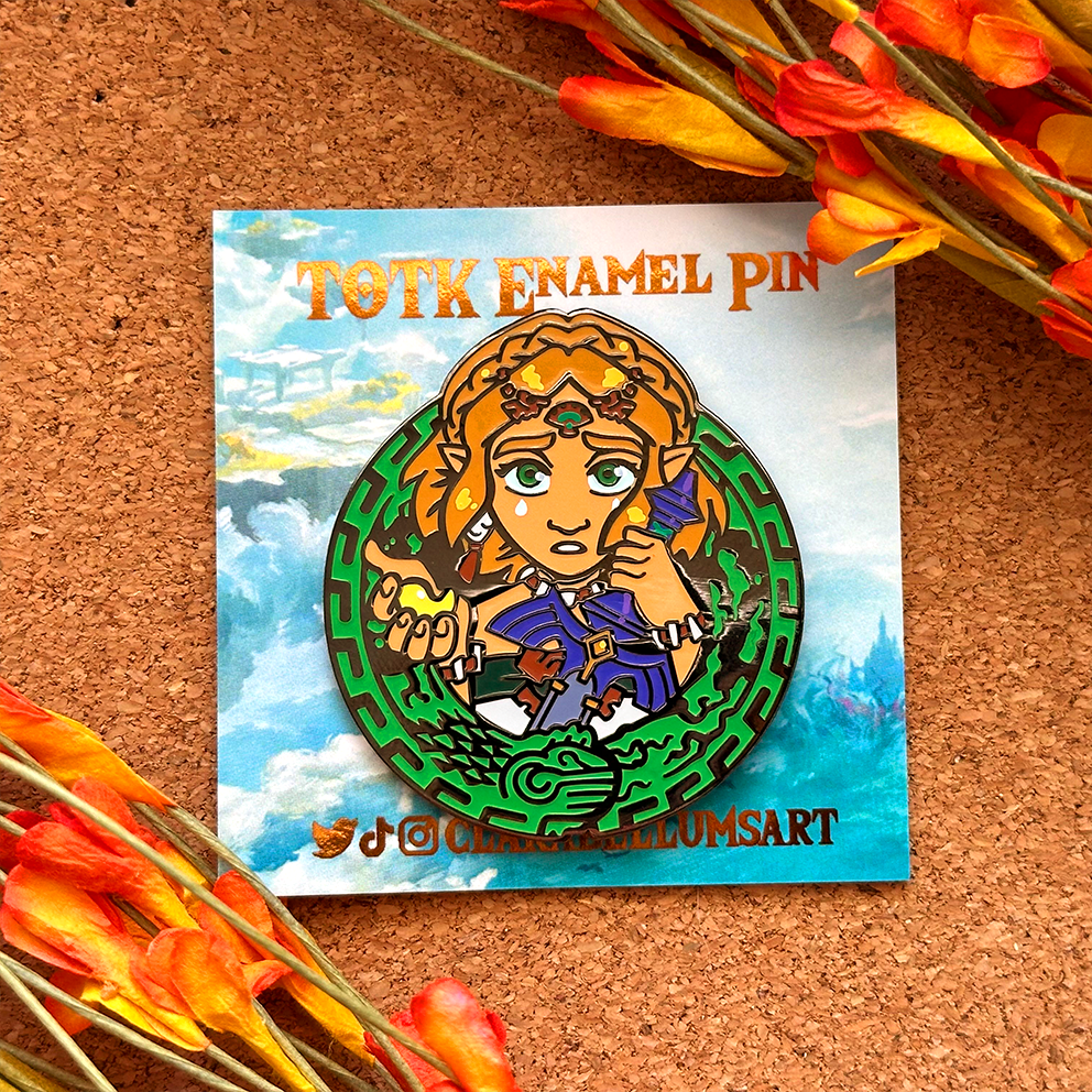 Pin's en émail Princesse perdue