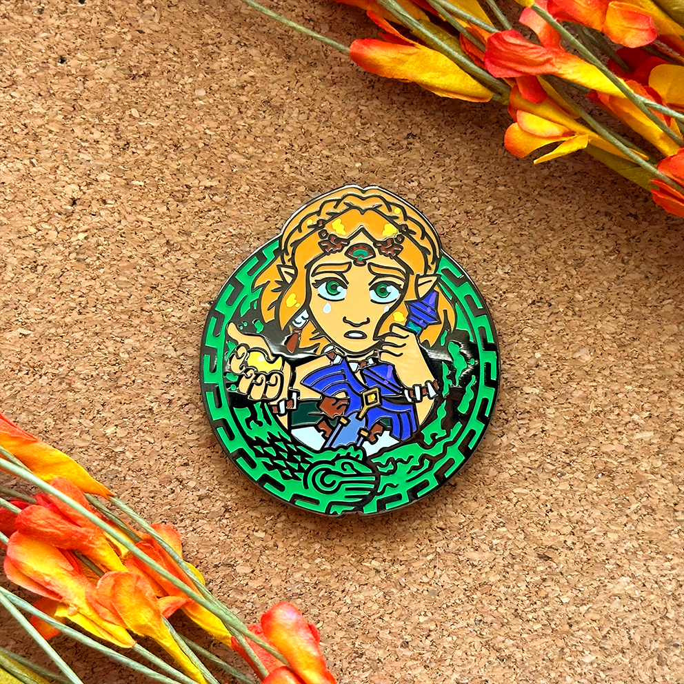 Pin's en émail Princesse perdue