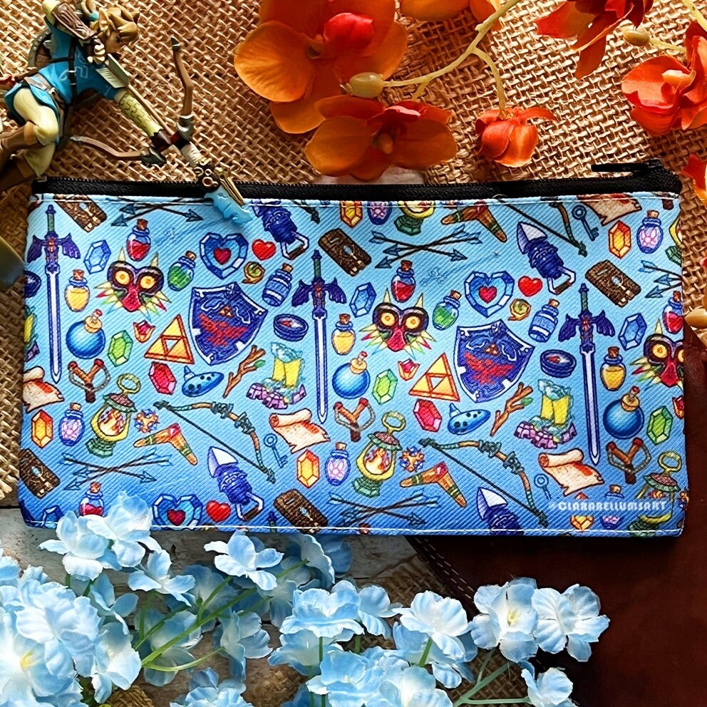 Estuche para lápices con artículos legendarios