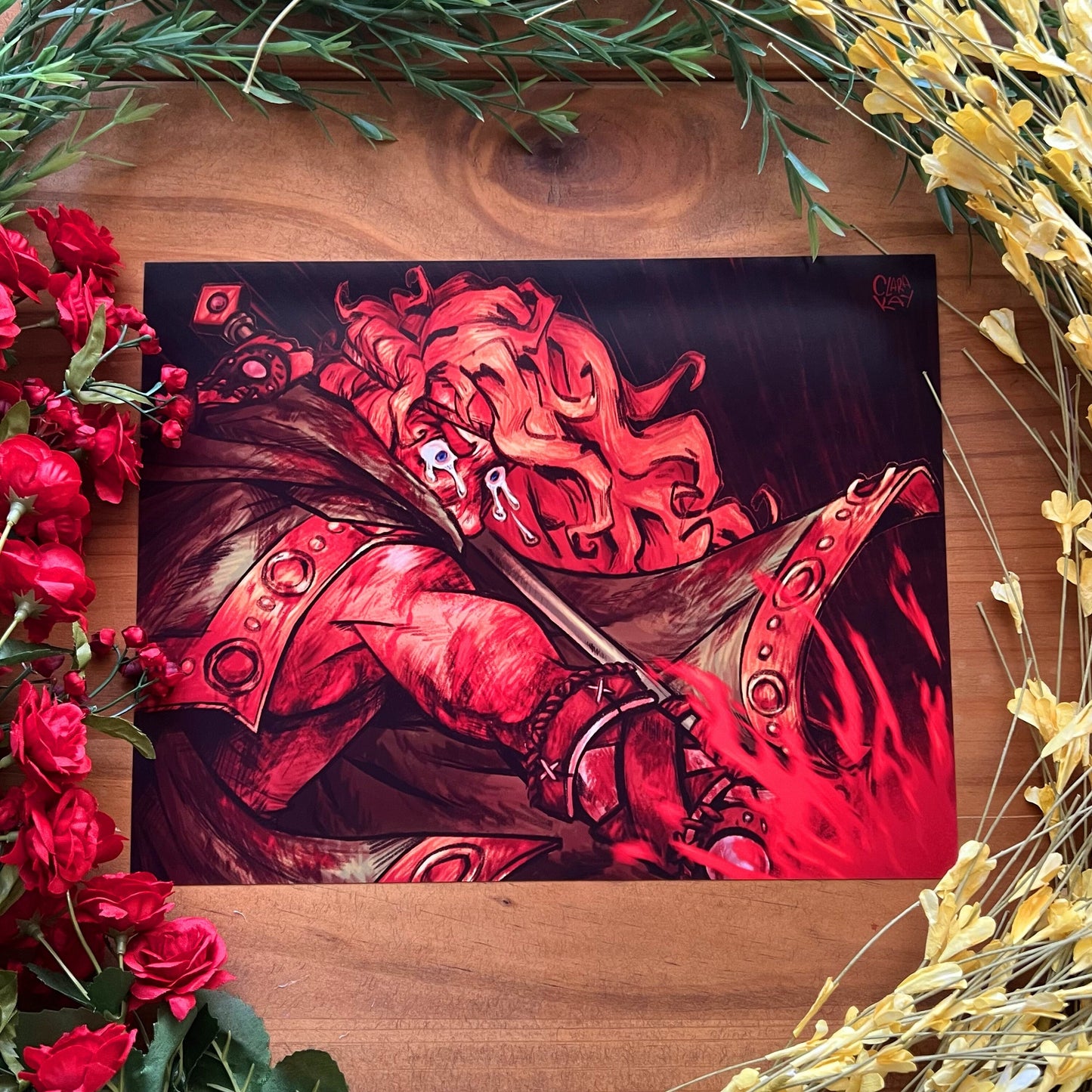Achilles' Wrath Art Print