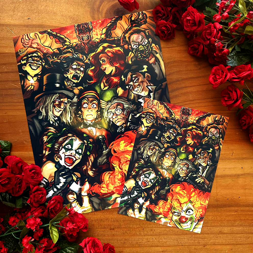 Horror Icons Art Print