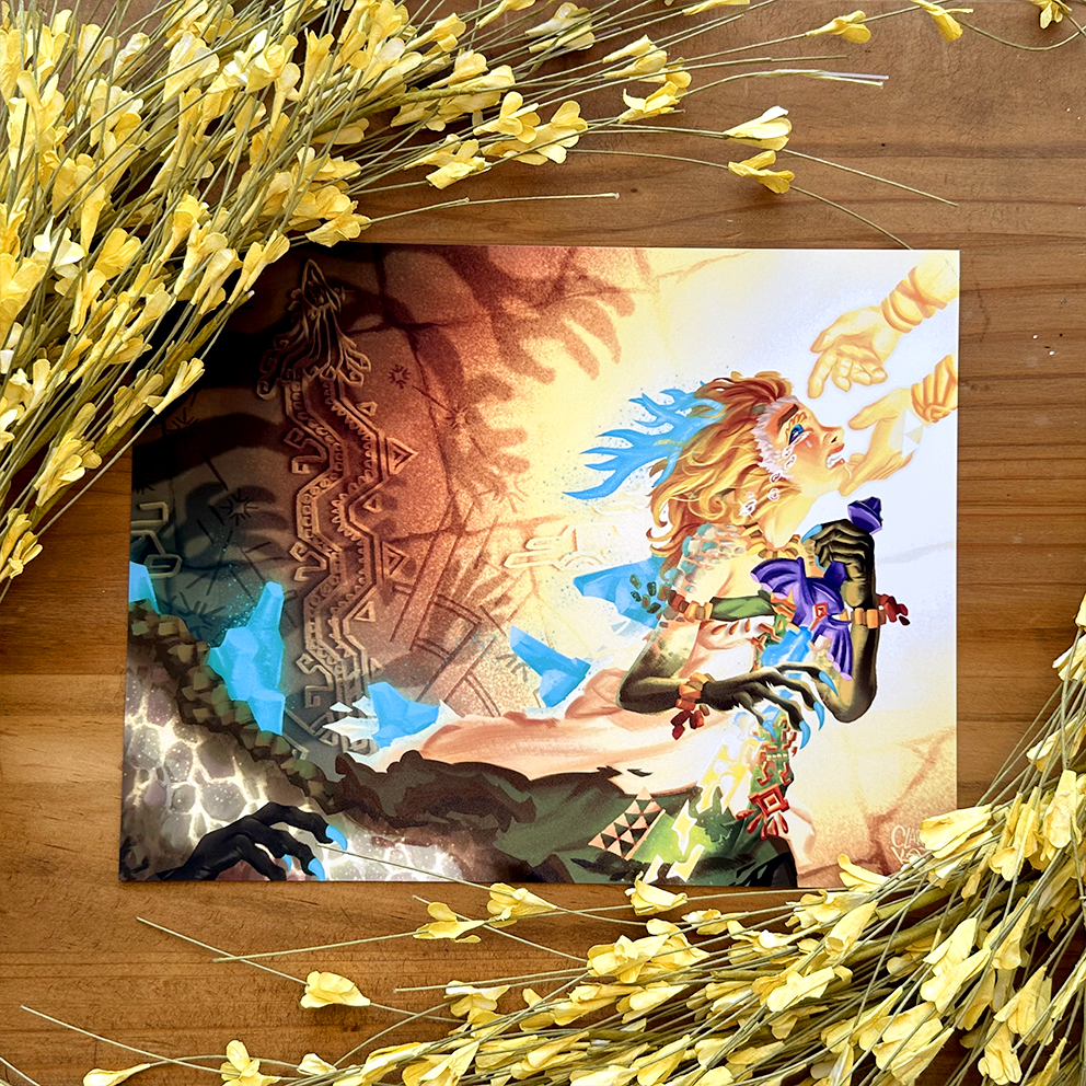 Birth of the Dragon Art Print