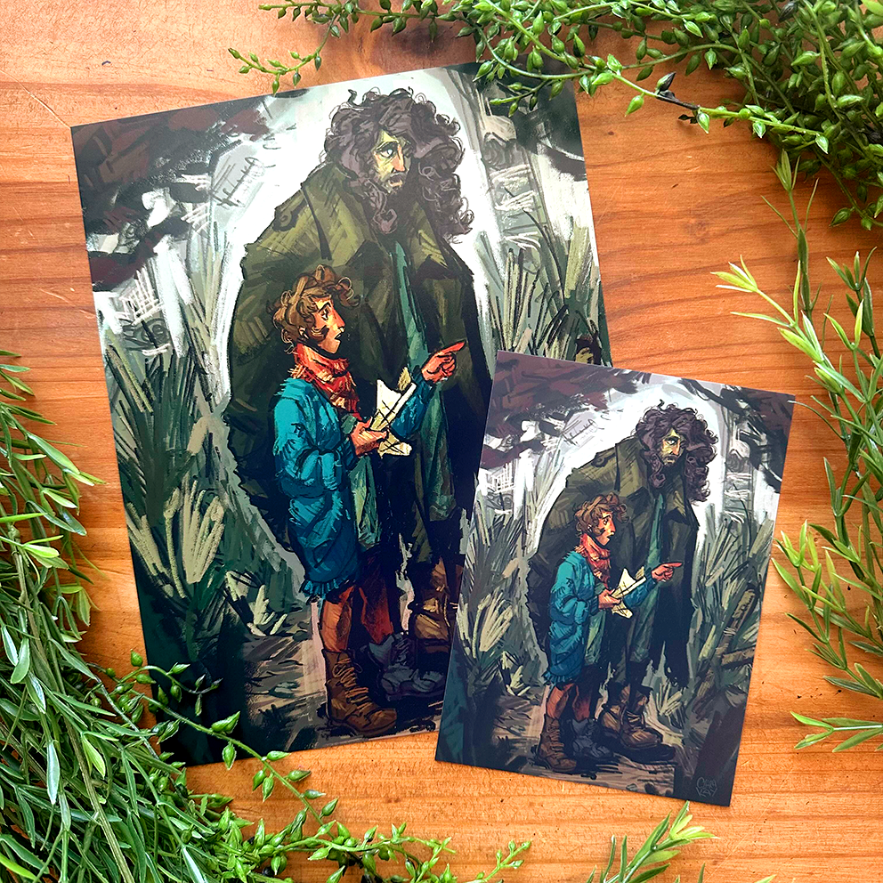 Hudson and Simon Original Art Print