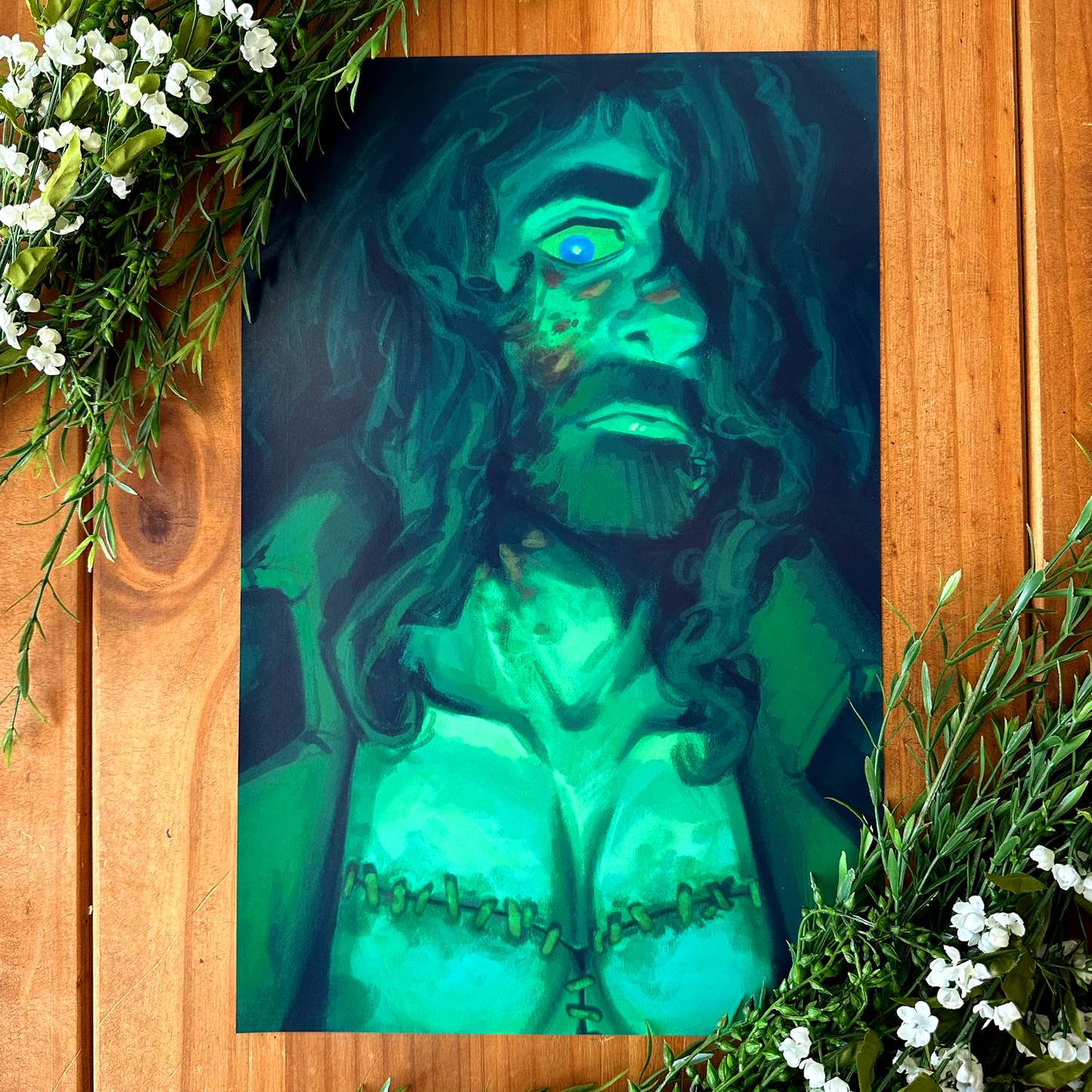 Hudson Portrait Original LARGE Art Print