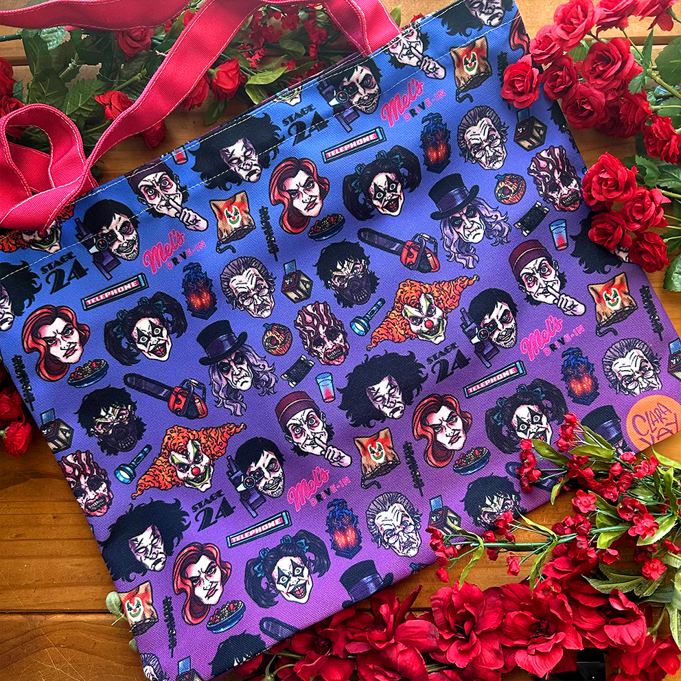 Icons of Horror Tote Bag