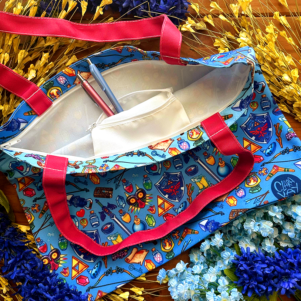 Bolsa de mano con artículos legendarios