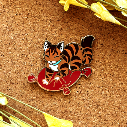 Pin de esmalte de gato de Biscuit Baker