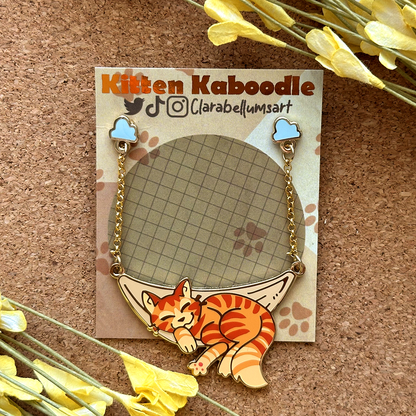Pin de esmalte de gato gatito de Katnap