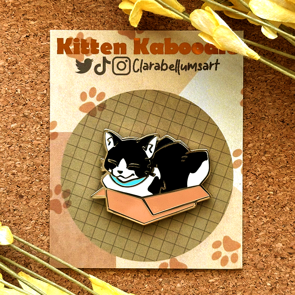 Pin de esmalte de gato perezoso