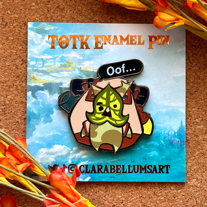 Pin de esmalte del espíritu del bosque