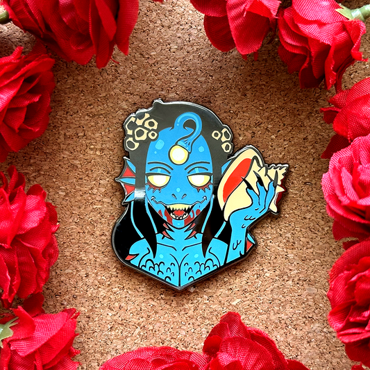 El pin de esmalte de sirena