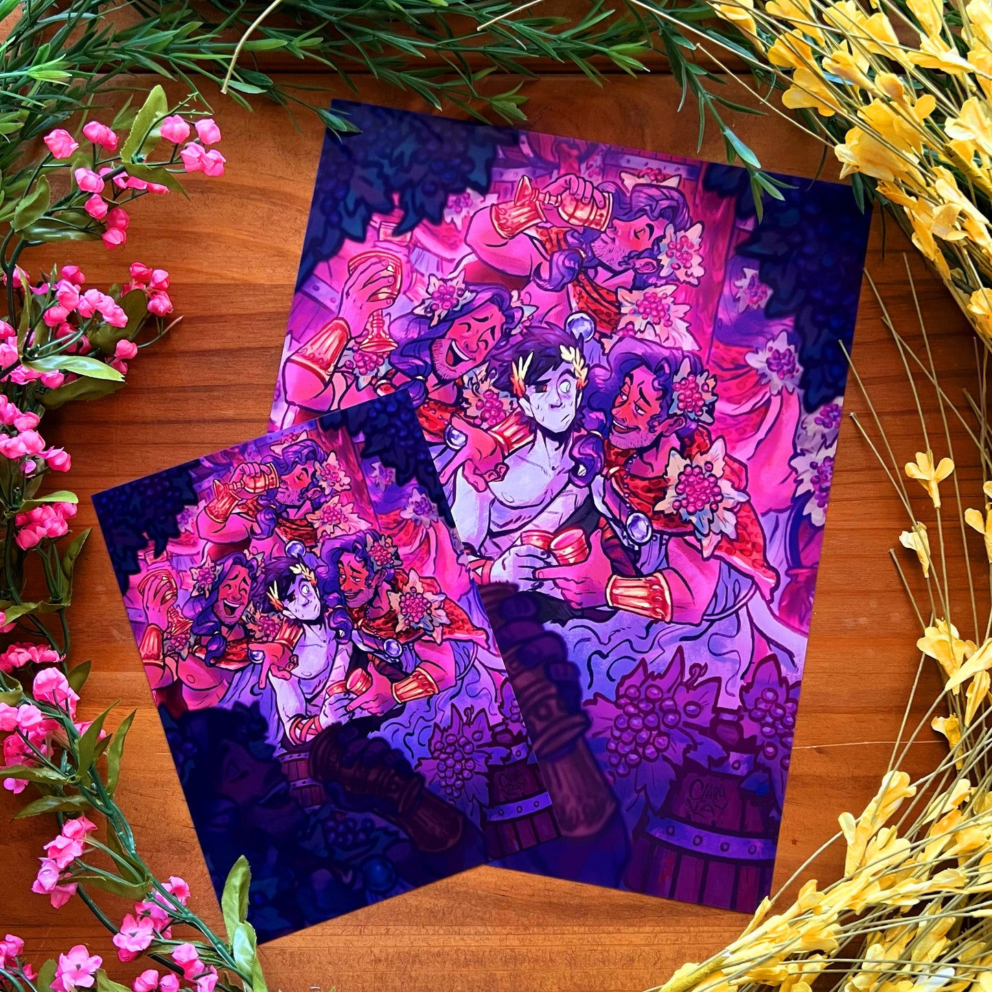 Una fiesta de Dionisio: Lámina artística de Hades