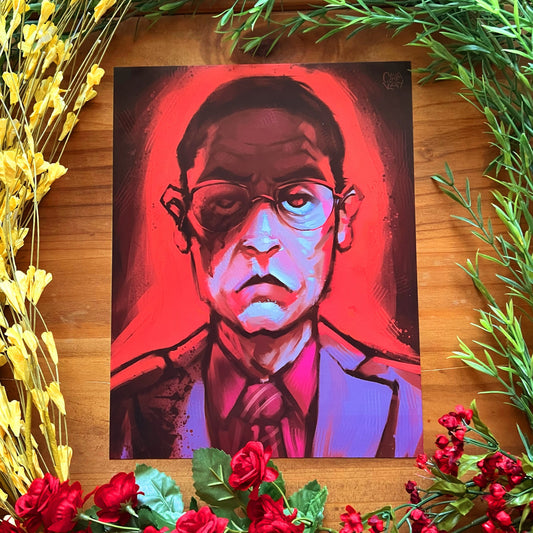 The Chicken Man Art Print