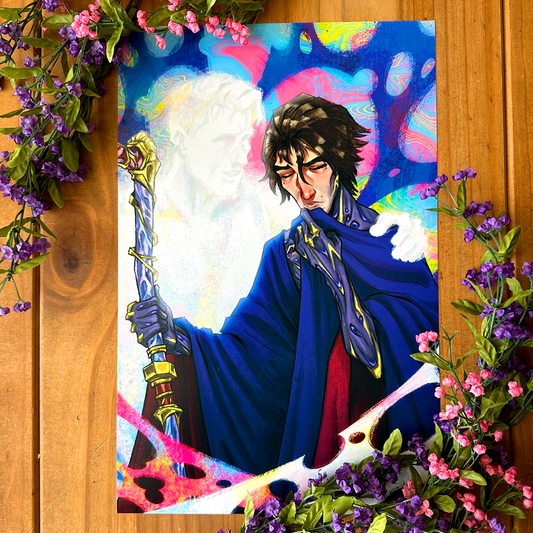 His Blanket LARGE Art Print
