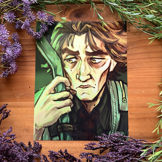 The Researcher Art Print