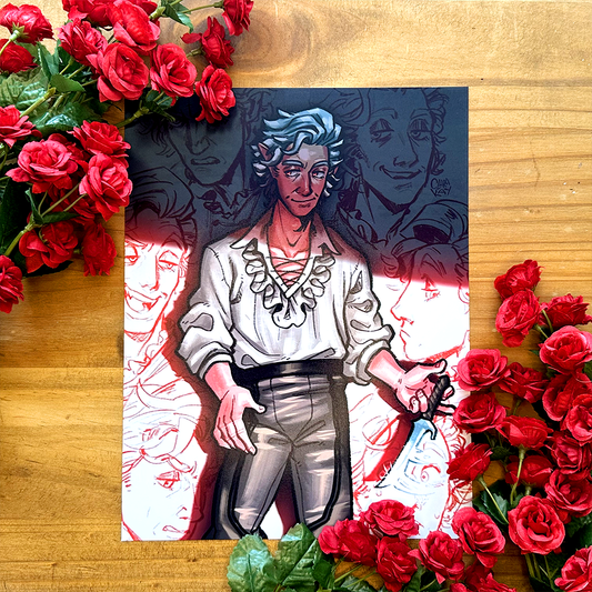The Vampire Elf Art Print