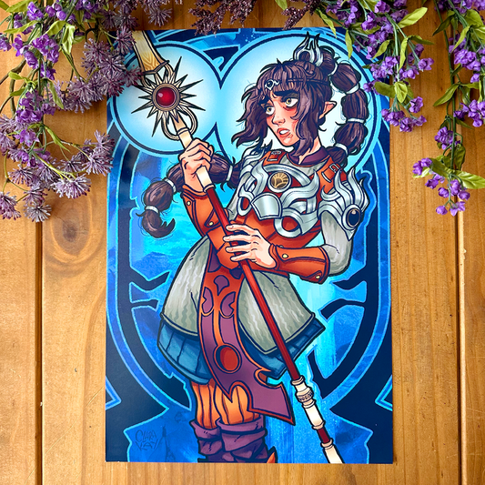 Lámina artística La hija de la oscuridad