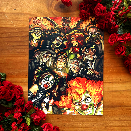 Horror Icons Art Print