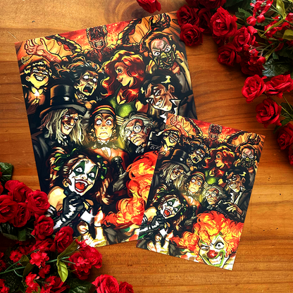 Horror Icons Art Print