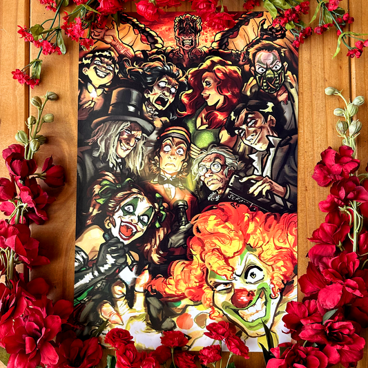 Icons of Horror LARGE Art Print