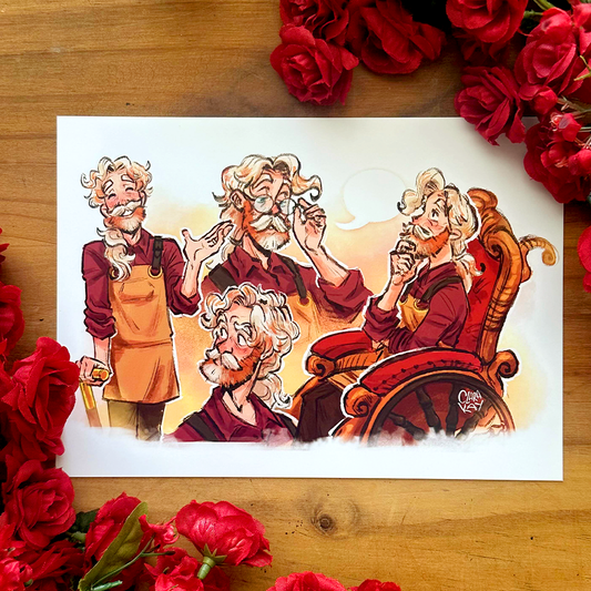 Original Character (John) Design Art Print