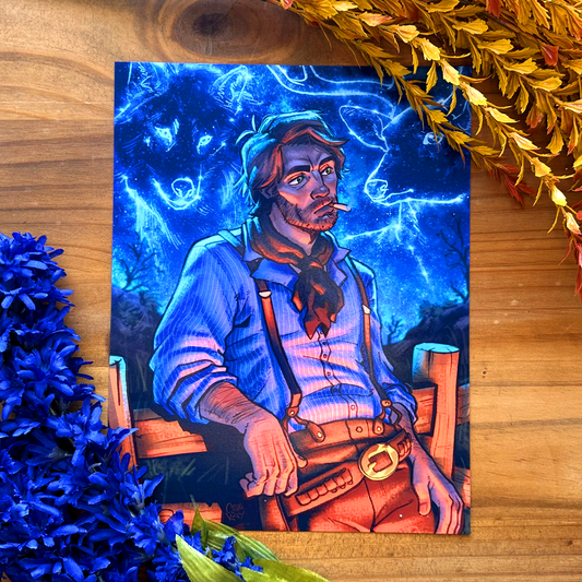The Cowboy Art Print