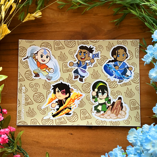 Bending Vinyl Sticker Sheet
