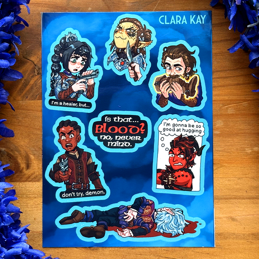Fantasy Gate Vinyl Sticker Sheet