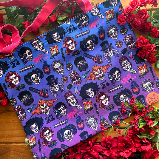 Icons of Horror Tote Bag